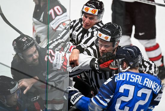 Latvia Ice Hockey Worlds Finland - Canada
