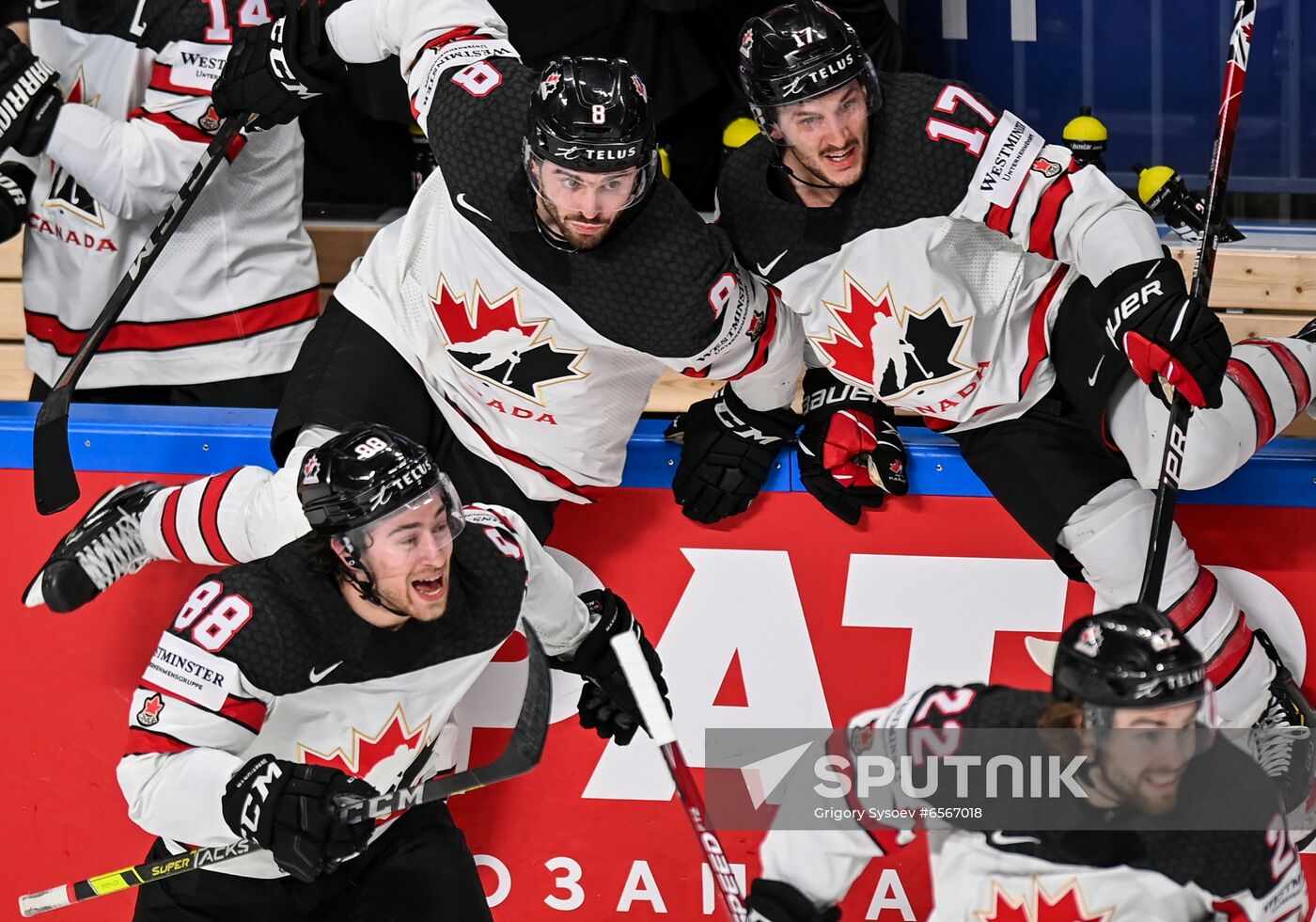 Latvia Ice Hockey Worlds Finland - Canada