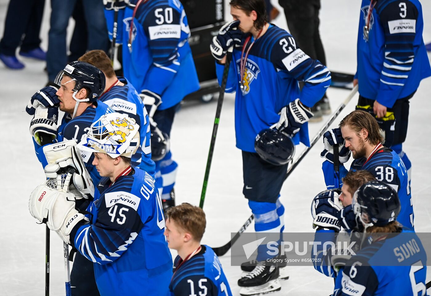 Latvia Ice Hockey Worlds Finland - Canada