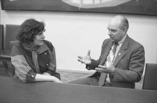 Second Secretary of Leninsky District Committee of Soviet Communist Party Vladimir Senkov