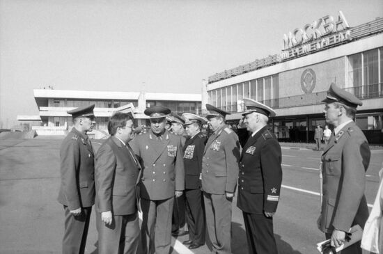 Finnish Minister of defense Johan Ole Norrback's visit to USSR