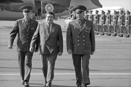 Finnish Minister of defense Johan Ole Norrback's visit to USSR