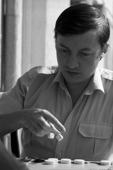 Chess player Anatoly Karpov