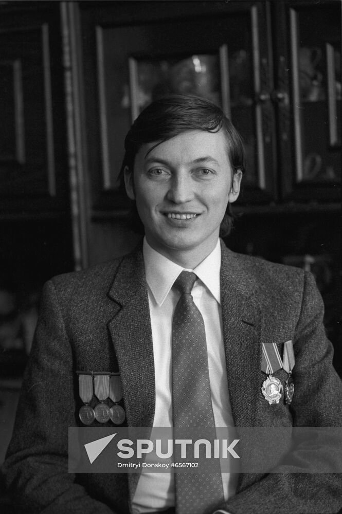 Chess player Anatoly Karpov