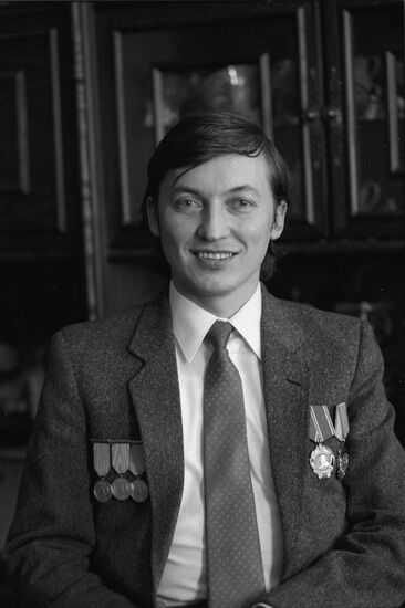 Chess player Anatoly Karpov