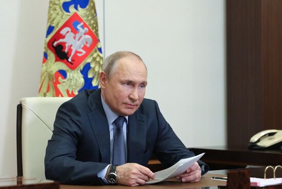 Russia Putin Social Worker's Day