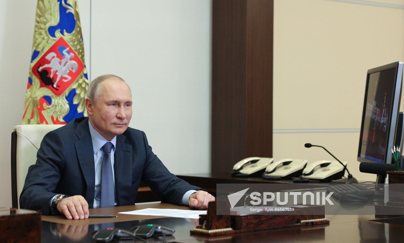 Russia Putin Social Worker's Day