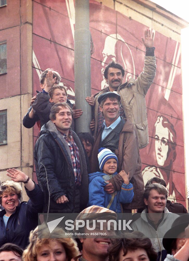 Mikhail Gorbachev visits Krasnoyarsk Territory