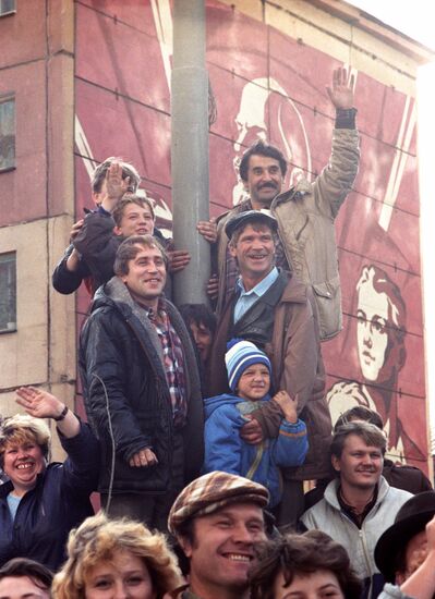Mikhail Gorbachev visits Krasnoyarsk Territory
