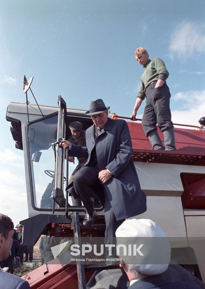 Mikhail Gorbachev visits Krasnoyarsk Territory