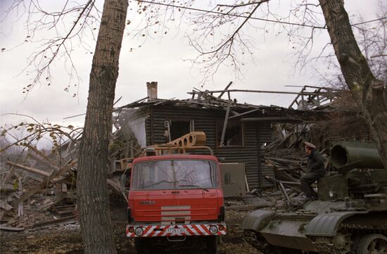 Explosion at railroad station in Sverdlovsk