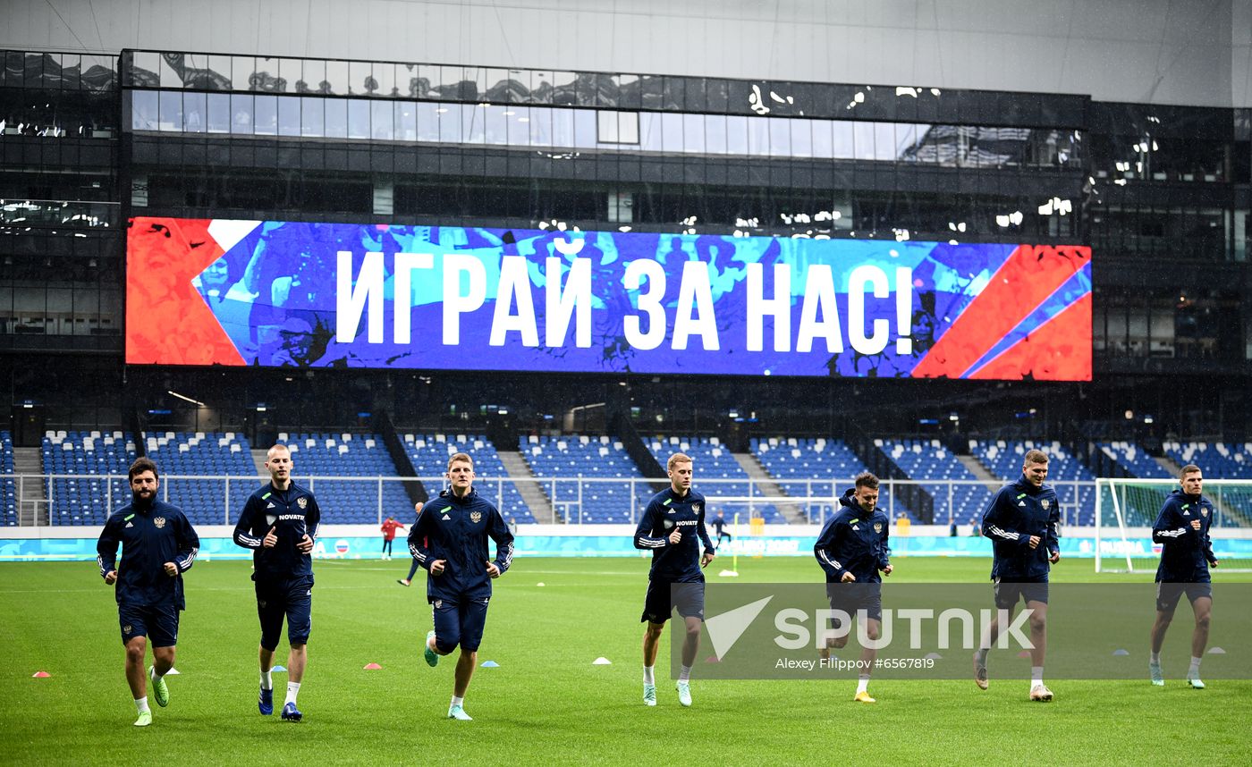 Russia Soccer Euro 2020 Russia Training Session