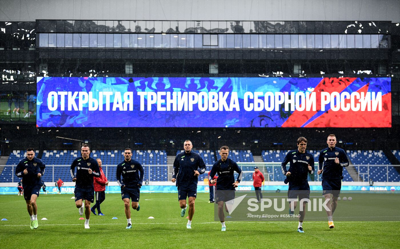 Russia Soccer Euro 2020 Russia Training Session