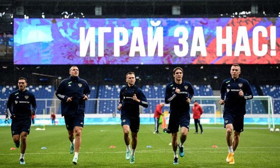 Russia Soccer Euro 2020 Russia Training Session