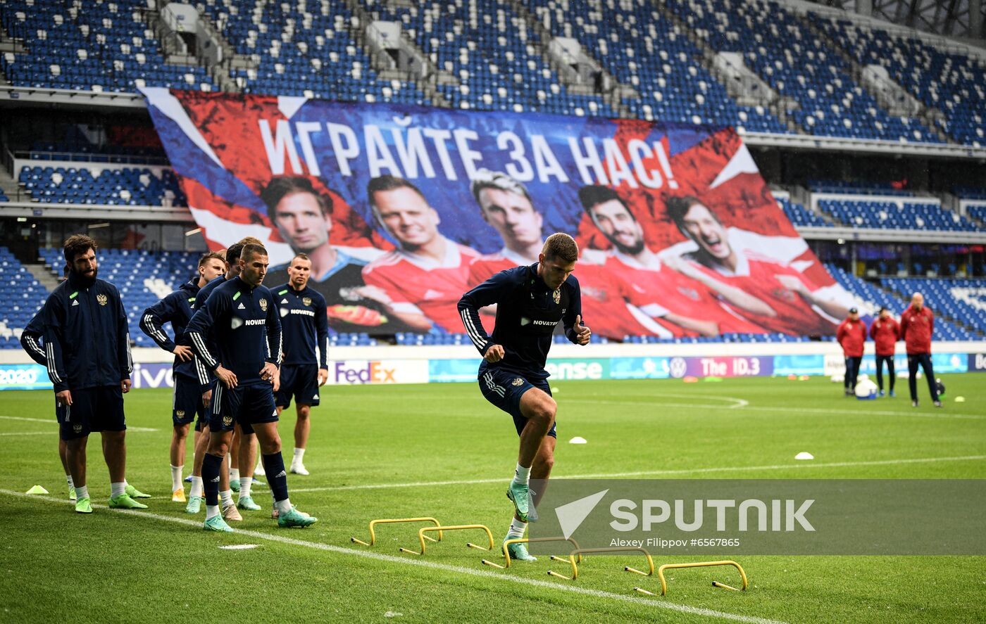 Russia Soccer Euro 2020 Russia Training Session