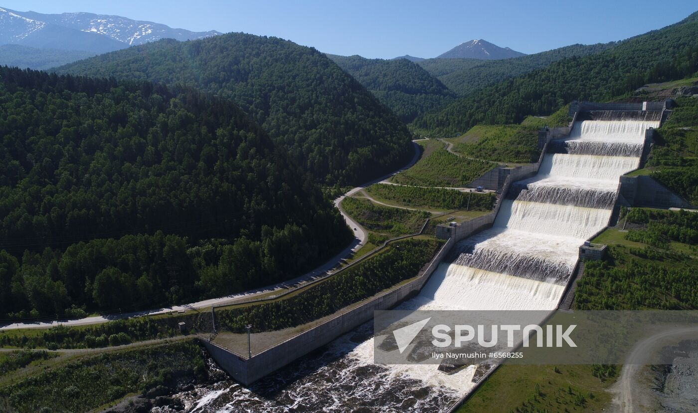 Russia Hydroelectric Station Water Discharge