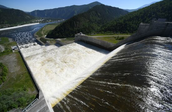 Russia Hydroelectric Station Water Discharge