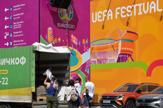 Russia Soccer Euro 2020 Preparation