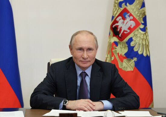Russia Putin Gazprom Amur Gas Processing Plant