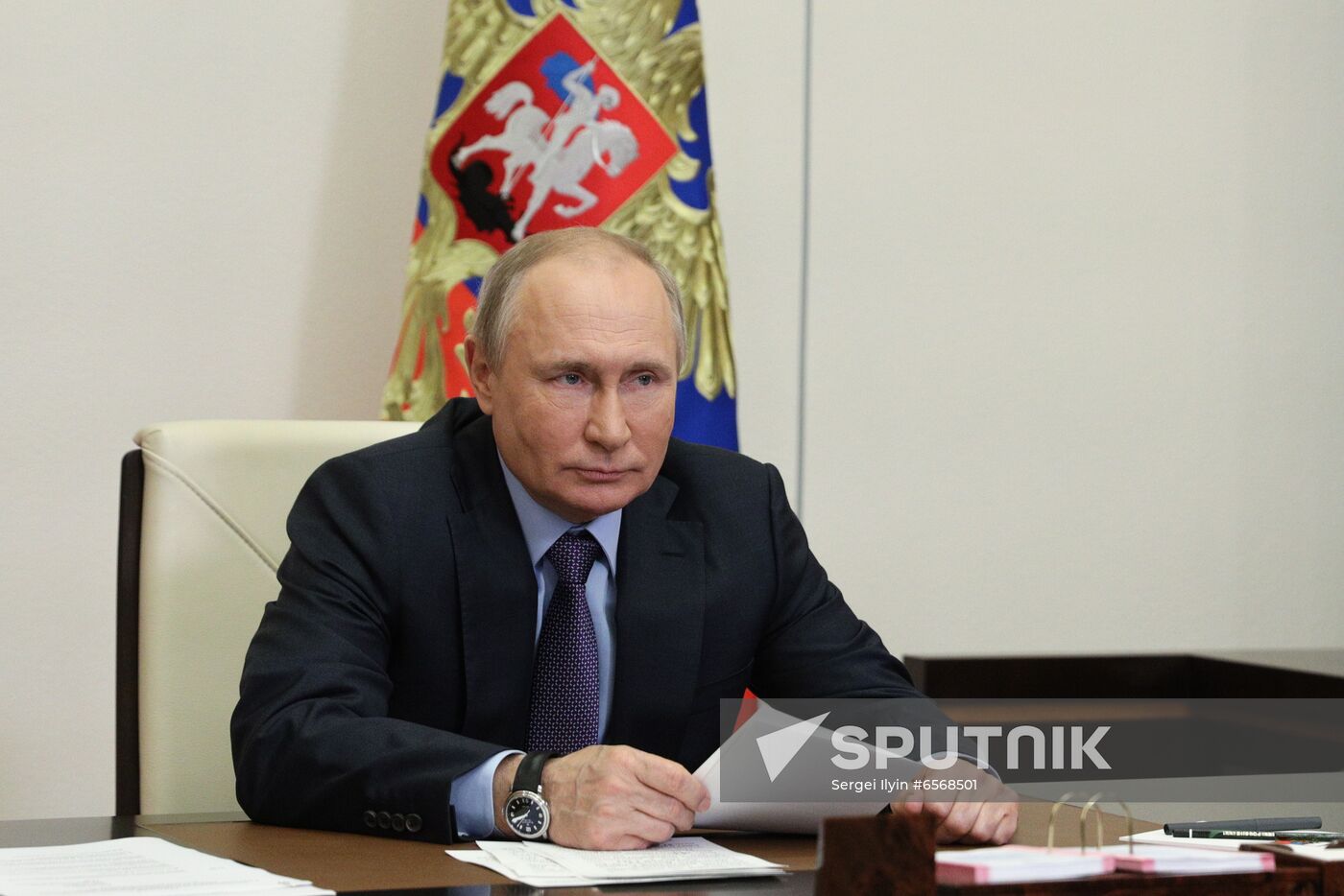 Russia Putin Gazprom Amur Gas Processing Plant