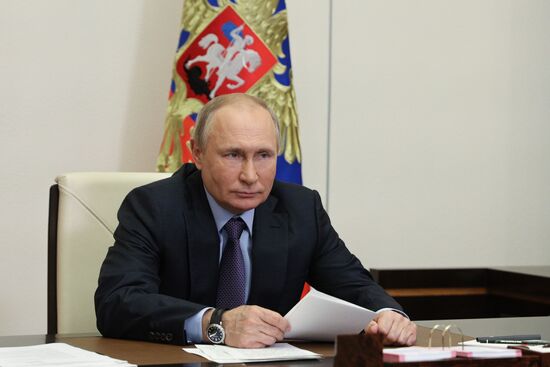 Russia Putin Gazprom Amur Gas Processing Plant