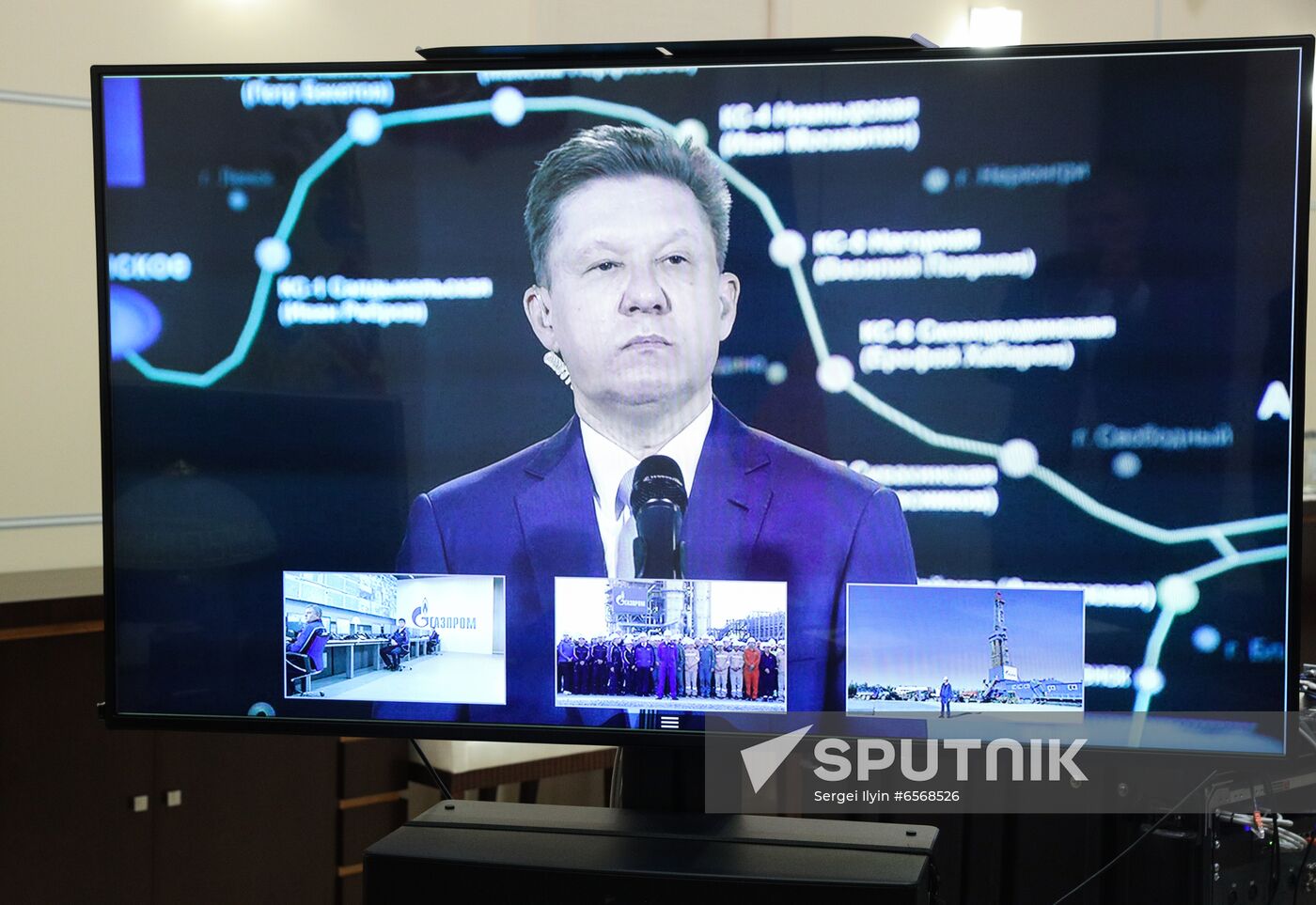 Russia Putin Gazprom Gas Processing Plant