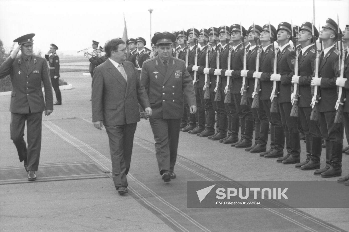 Finnish Minister of defense Johan Ole Norrback's visit to USSR