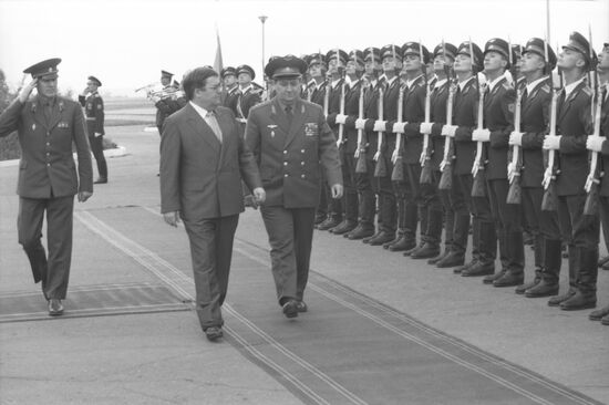 Finnish Minister of defense Johan Ole Norrback's visit to USSR