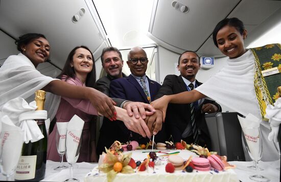 Russia Ethiopian Airlines Plane Presentation