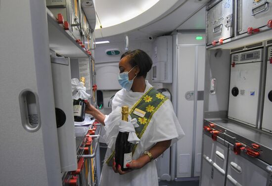 Russia Ethiopian Airlines Plane Presentation