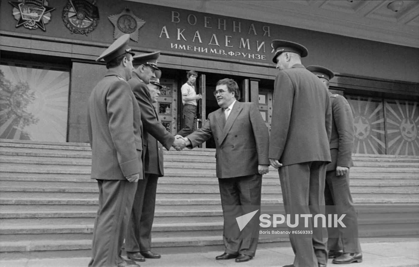 Finnish Minister of defense Johan Ole Norrback's visit to USSR