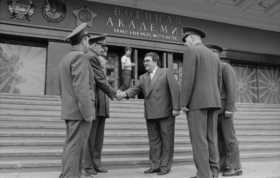 Finnish Minister of defense Johan Ole Norrback's visit to USSR