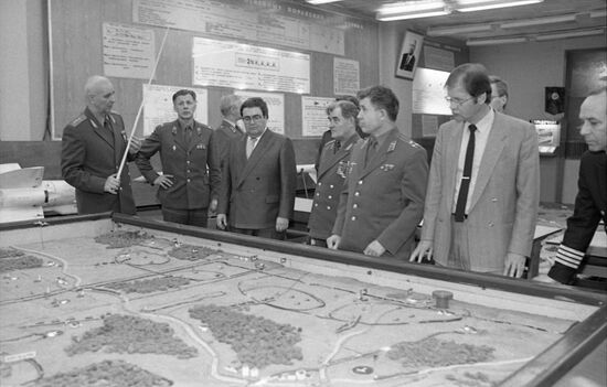 Finnish Defense Minister Johan Ole Norrback's visit to USSR
