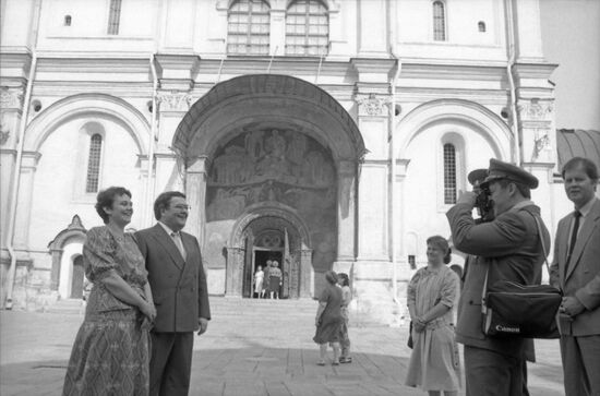 Finnish Defense Minister Johan Ole Norrback's visit to USSR
