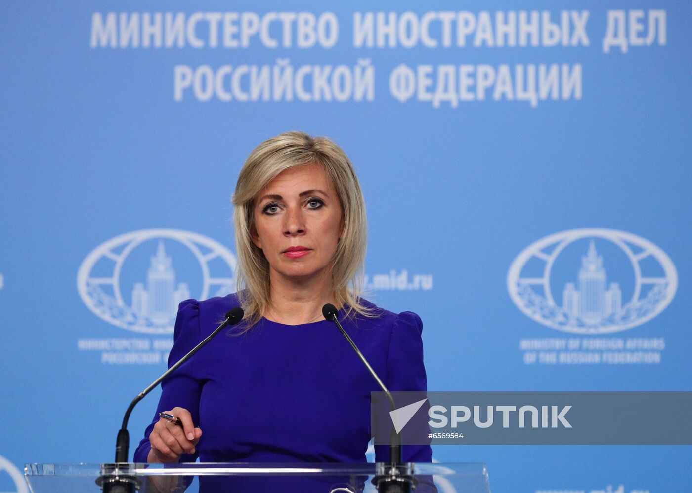 Russia Zakharova Briefing