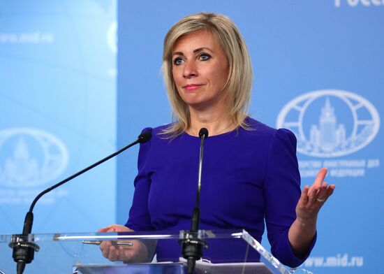 Russia Zakharova Briefing