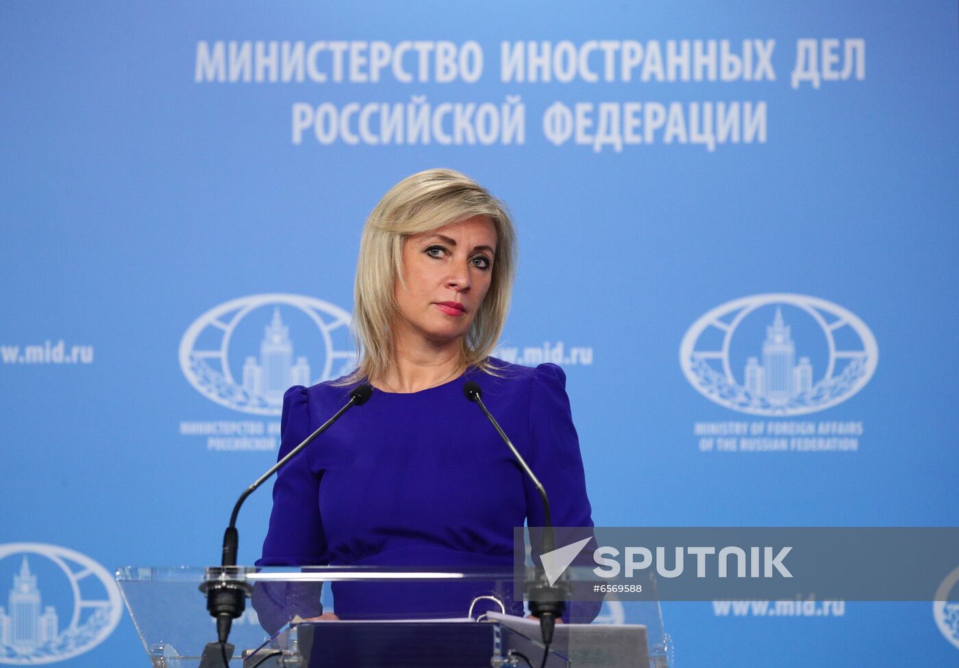 Russia Zakharova Briefing