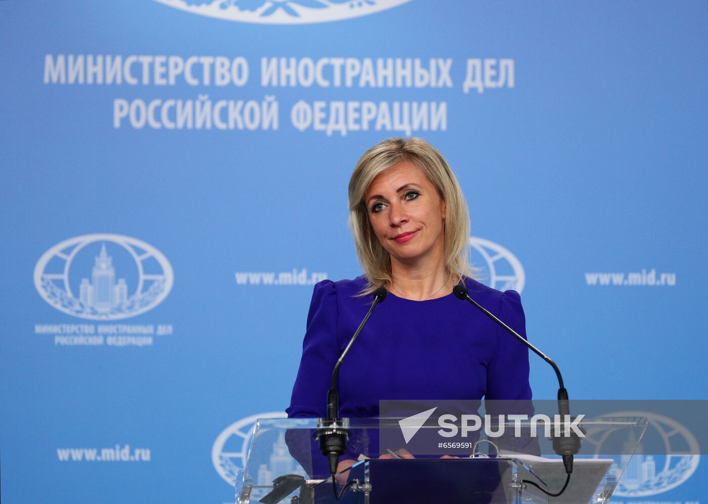 Russia Zakharova Briefing