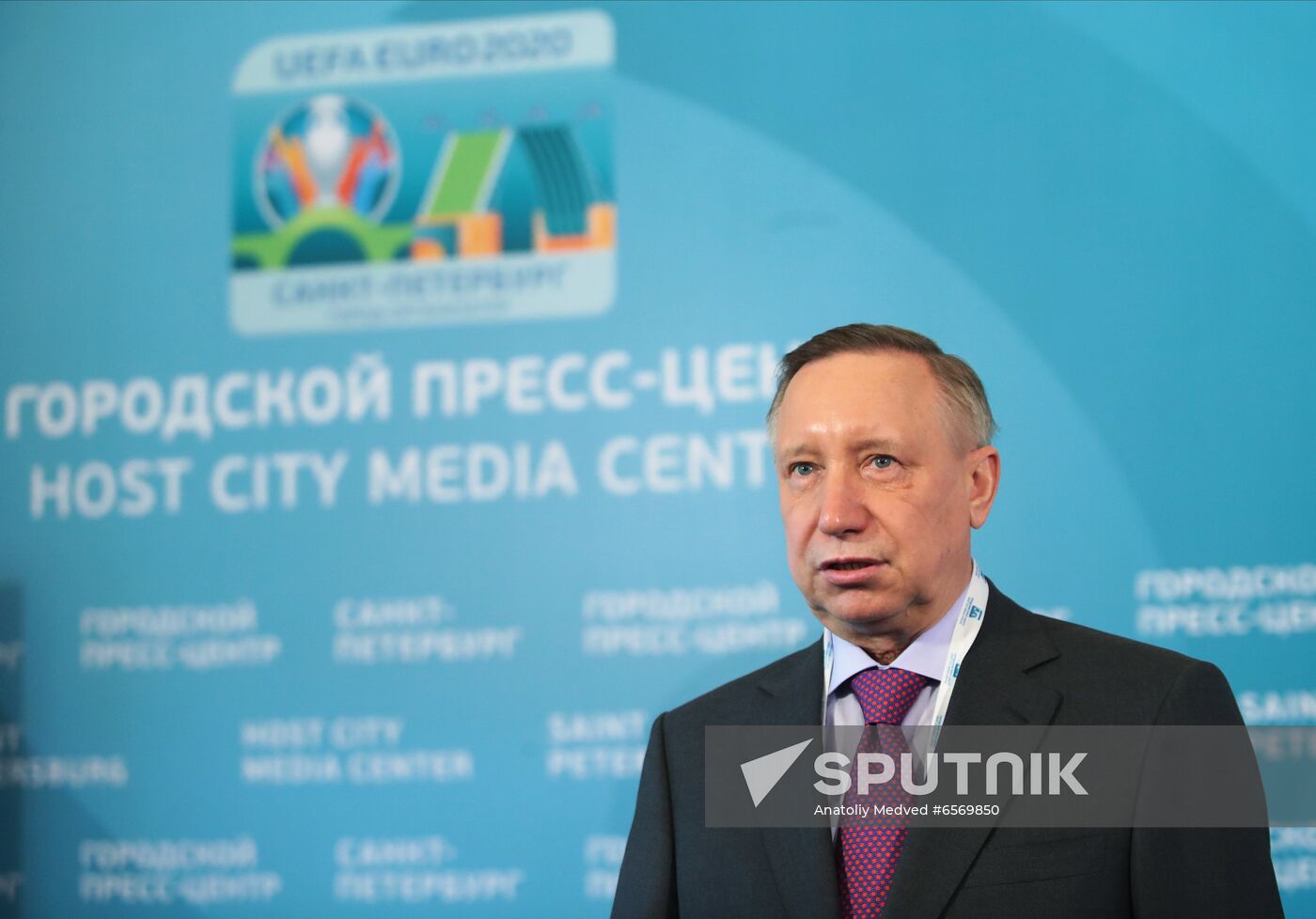 Official opening of Host City Media Center in St. Petersburg