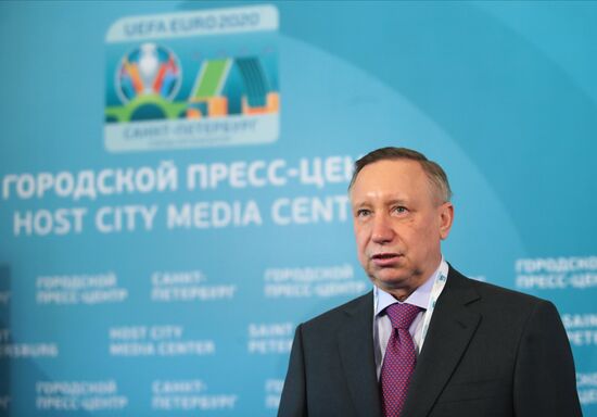 Official opening of Host City Media Center in St. Petersburg