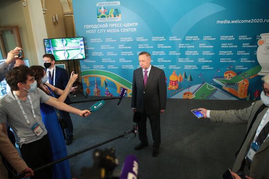Official opening of Host City Media Center in St. Petersburg