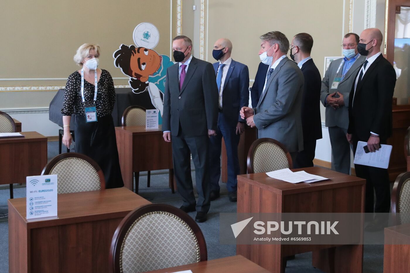 Official opening of Host City Media Center in St. Petersburg