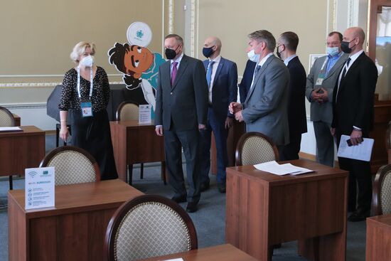 Official opening of Host City Media Center in St. Petersburg