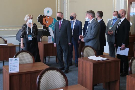 Official opening of Host City Media Center in St. Petersburg