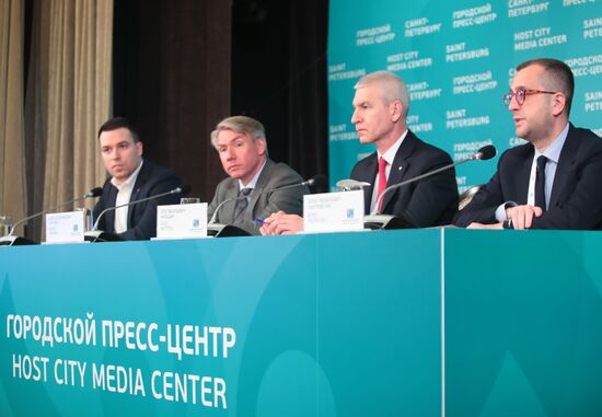 Official opening of Host City Media Center in St. Petersburg