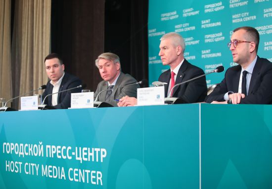 Official opening of Host City Media Center in St. Petersburg