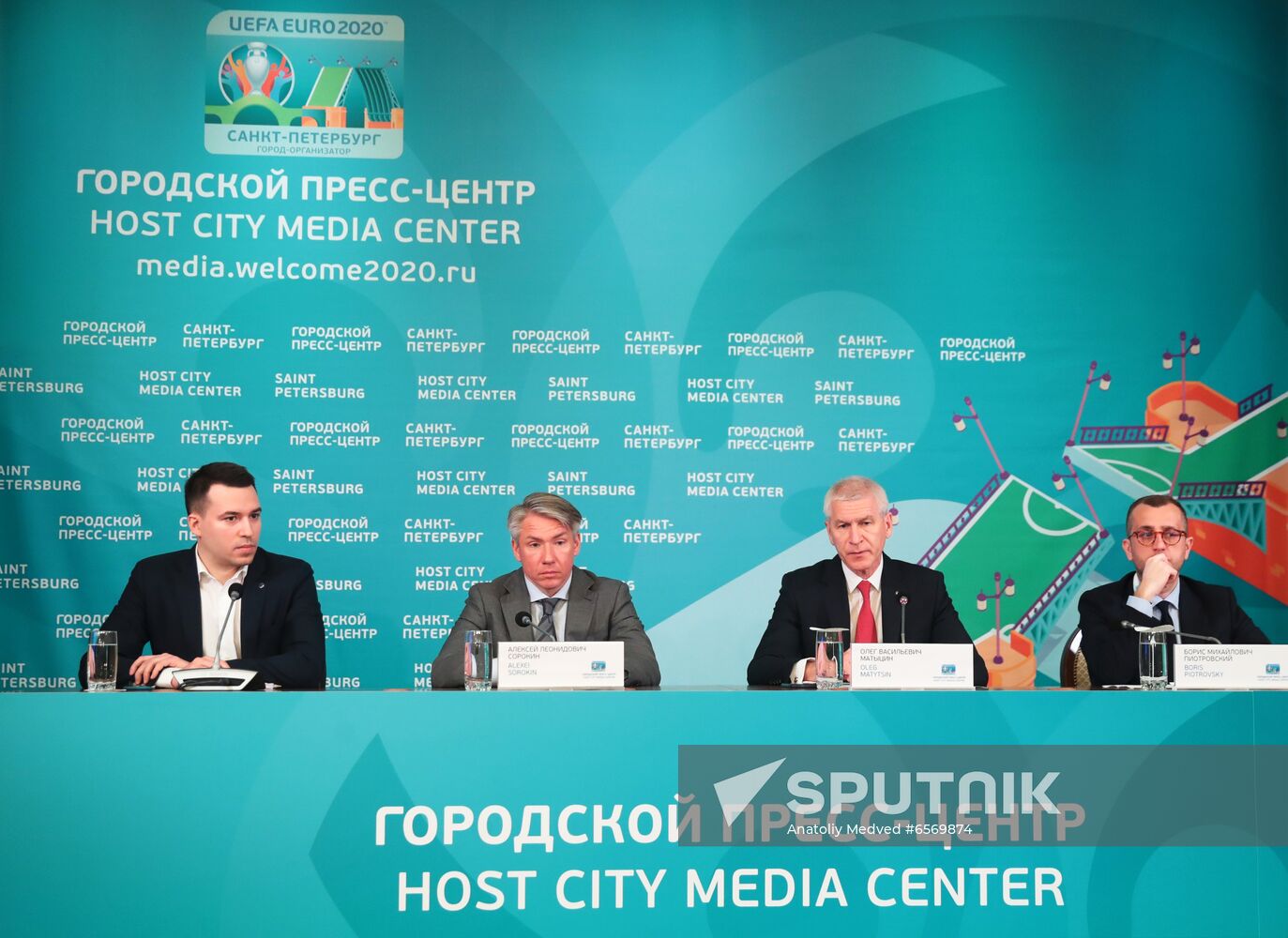 Official opening of Host City Media Center in St. Petersburg