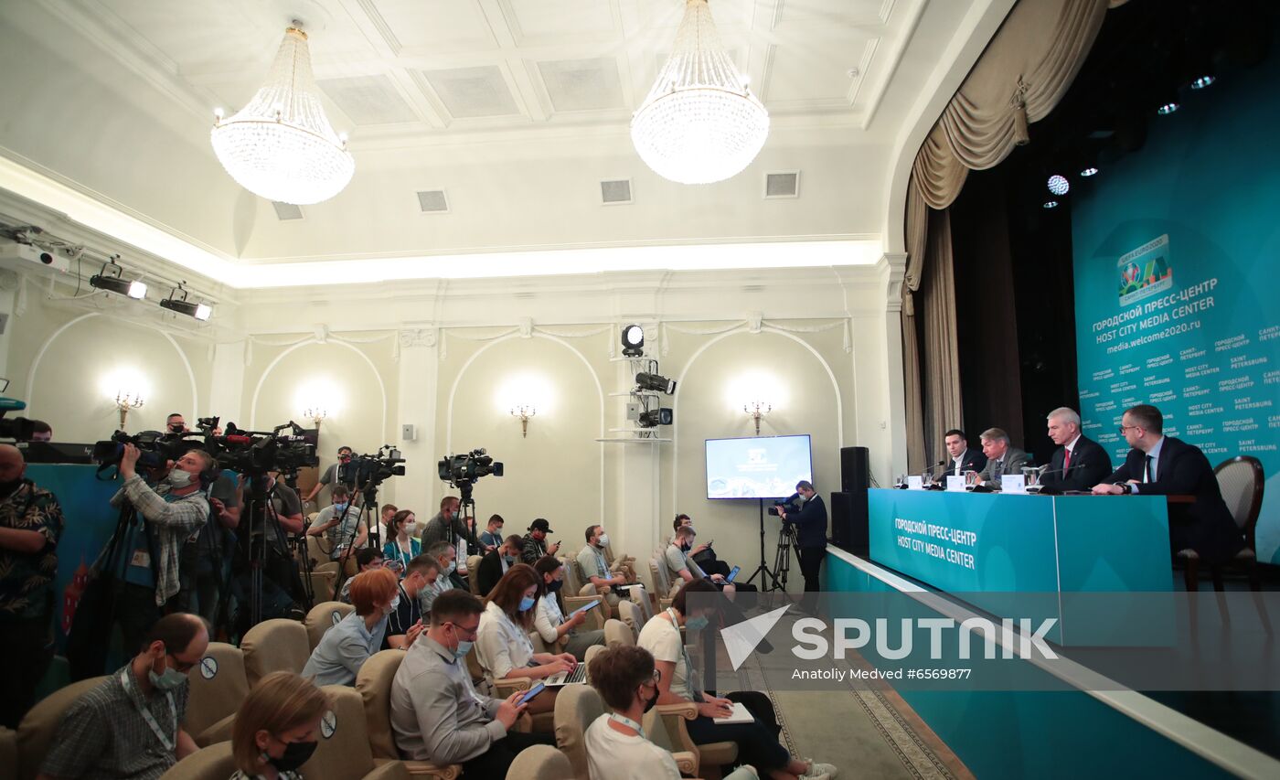 Official opening of Host City Media Center in St. Petersburg