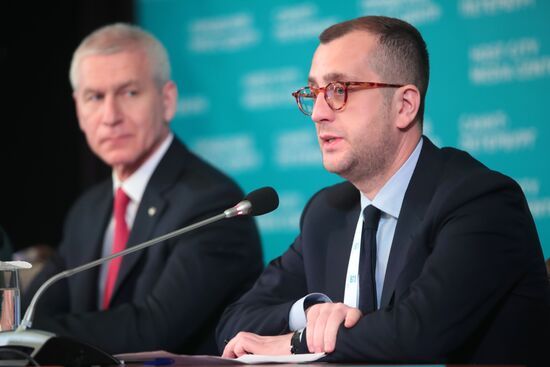 Official opening of Host City Media Center in St. Petersburg