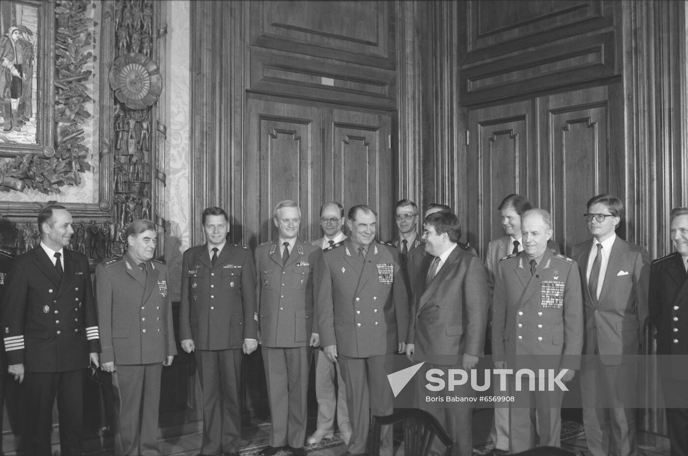 Finnish Defense Minister Johan Ole Norrback's visit to USSR